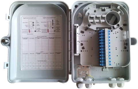 FTTH 24 port sonlandırma dış ortam